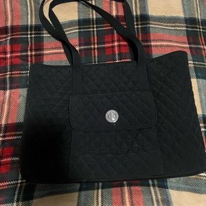 Vera Bradley  Black Laptop Tote